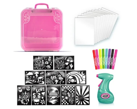 PROJEKT ART Walizeczka małej artystki Zestaw Kreatywny Elektroniczny Aerograf EPEE