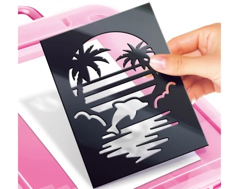 PROJEKT ART Walizeczka małej artystki Zestaw Kreatywny Elektroniczny Aerograf EPEE