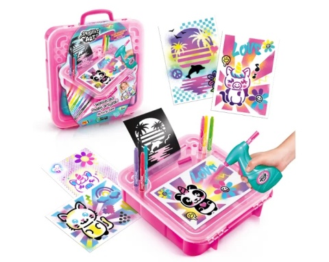PROJEKT ART Walizeczka małej artystki Zestaw Kreatywny Elektroniczny Aerograf EPEE