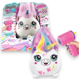 PROJEKT PLUSZ Zestaw Fryzurki JEDNOROŻEC KSIĘŻNICZKA z elektronicznym Aerografem