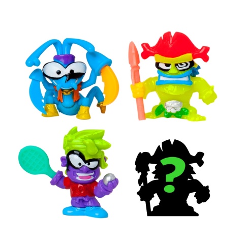 PIRATIX CRAZY JUNGLE Figurka 4pak Figurki Zestaw 4 figurek NEON