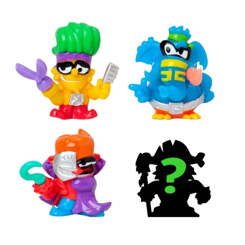 PIRATIX CRAZY JUNGLE Figurka 4pak Figurki Zestaw 4 figurek NEON