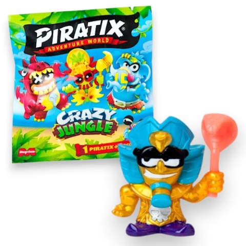 PIRATIX Figurka CRAZY JUNGLE Figurka Saszetka Niespodzianka 1szt.
