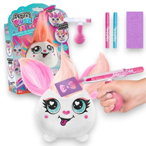 PROJEKT PLUSZ Zestaw Fryzurki ISKIERKA z ręcznym Aerografem