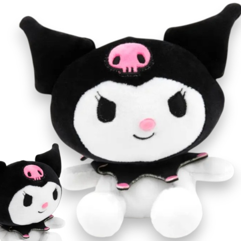 HELLO KITTY Maskotka KUROMI CZARNA Pluszak Przytulanka Macedonia 32cm