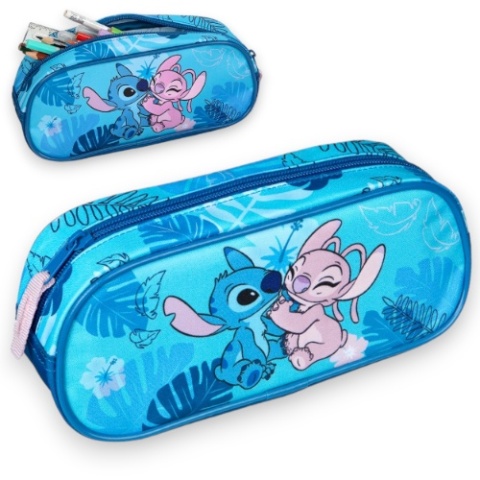 Piórnik szkolny STITCH jednokomorowy 22cm