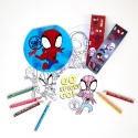 Zestaw Kreatywny SPIDEY Walizka TO GO Kolorowanka