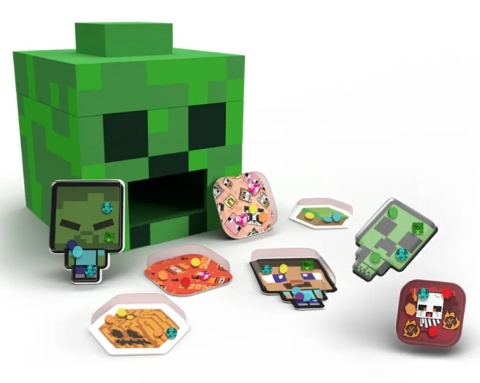 Zestaw Kreatywny NAKLEJKOMAT 3D MINECRAFT do tworzenia naklejek