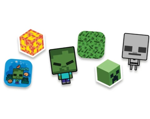 Zestaw Kreatywny NAKLEJKOMAT 3D MINECRAFT do tworzenia naklejek