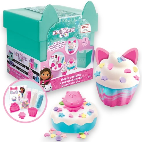 KOCI DOMEK GABI Kocie Zielone PUDEŁKO NIESPODZIANKA Plastelinowa Masa