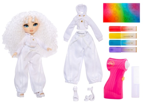 RAINBOW HIGH AIRBRUSH CREATE Lalka GREEN z zielonymi oczami Aerograf MGA