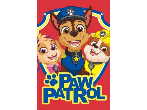 Ręcznik PSI PATROL CHASE 30x50 do rąk, twarzy dla dzieci