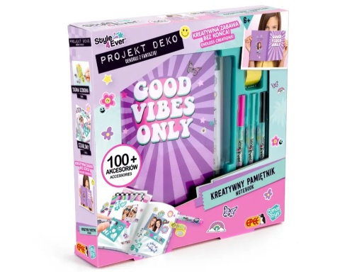 STYLE4EVER Zestaw PROJEKT DEKO Kreatywny Pamiętnik Nowa Wersja