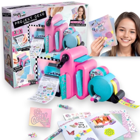 STYLE4EVER Zestaw PROJEKT DEKO Pracownia 3w1 Nowa Wersja