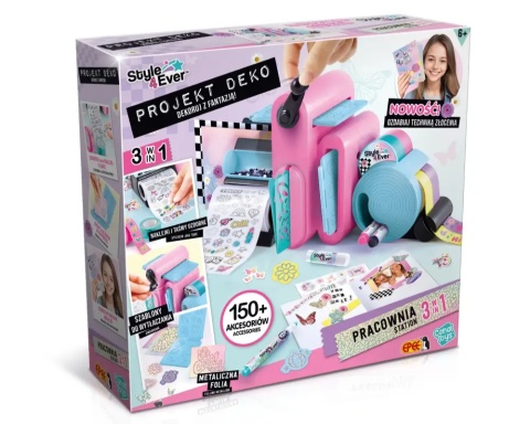 STYLE4EVER Zestaw PROJEKT DEKO Pracownia 3w1 Nowa Wersja