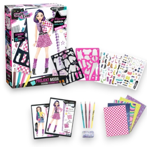 STYLE4EVER Zestaw PROJEKT MODA Zestaw Projektantki STYLIZACJE NA CO DZIEŃ