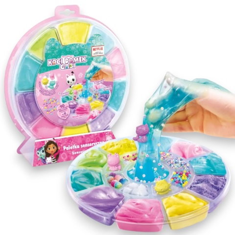 KOCI DOMEK GABI Paletka Sensoryczna z Masami Plastycznymi