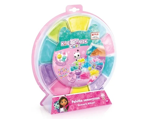 KOCI DOMEK GABI Paletka Sensoryczna z Masami Plastycznymi