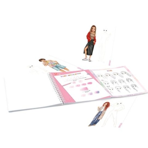 Szkicownik projektantki TOP MODEL Kolorowanka