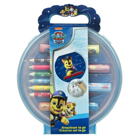 Zestaw Kreatywny PSI PATROL Walizka TO GO Kolorowanka