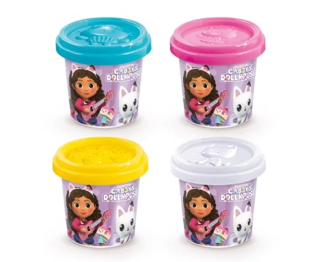 Zestaw Masa Plastyczna KOCI DOMEK GABI 4 masy plastyczne w tubach