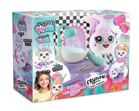 PROJEKT PLUSZ Zestaw Fryzurki SALON PIĘKNOŚCI Myjka Aerograf