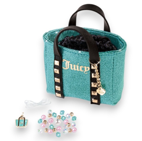 Zestaw do tworzenia bransoletek Juicy Couture Luxury Bag Niebieska MAKE IT REAL