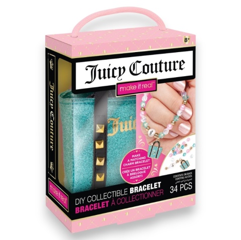 Zestaw do tworzenia bransoletek Juicy Couture Luxury Bag Niebieska MAKE IT REAL