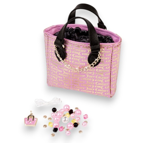 Zestaw do tworzenia bransoletek Juicy Couture Luxury Bag Różowa MAKE IT REAL