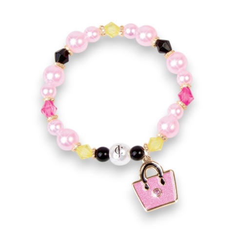 Zestaw do tworzenia bransoletek Juicy Couture Luxury Bag Różowa MAKE IT REAL