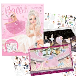 Zestaw z naklejkami TOP MODEL BALET Kreatywny