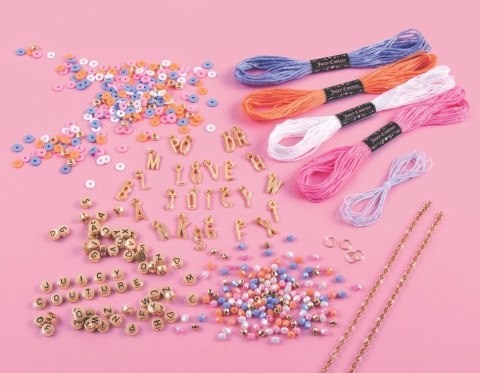 Duży Zestaw do tworzenia bransoletek Juicy Couture Love Letters MAKE IT REAL