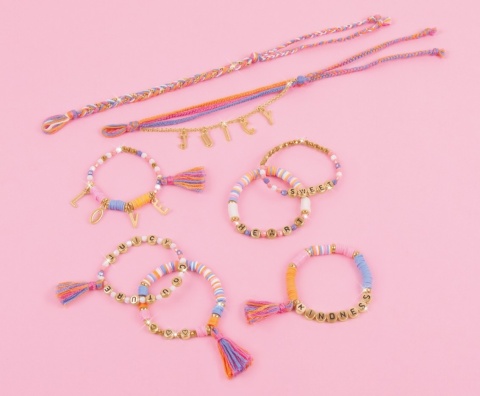 Duży Zestaw do tworzenia bransoletek Juicy Couture Love Letters MAKE IT REAL