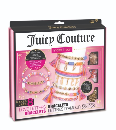 Duży Zestaw do tworzenia bransoletek Juicy Couture Love Letters MAKE IT REAL