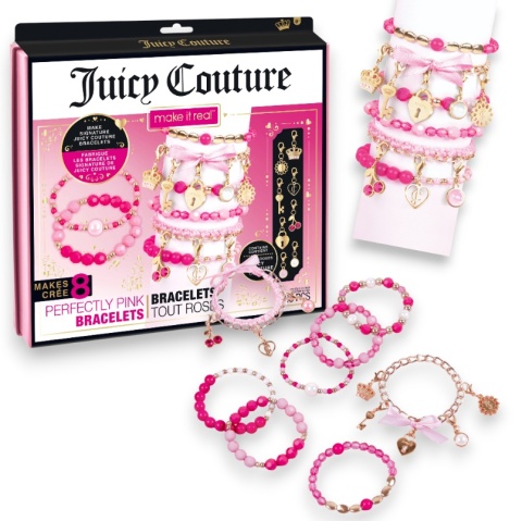 Duży Zestaw do tworzenia bransoletek Juicy Couture Perfectly Pink MAKE IT REAL