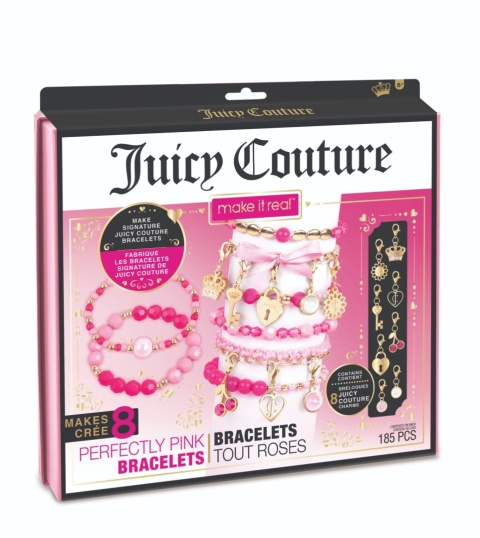 Duży Zestaw do tworzenia bransoletek Juicy Couture Perfectly Pink MAKE IT REAL