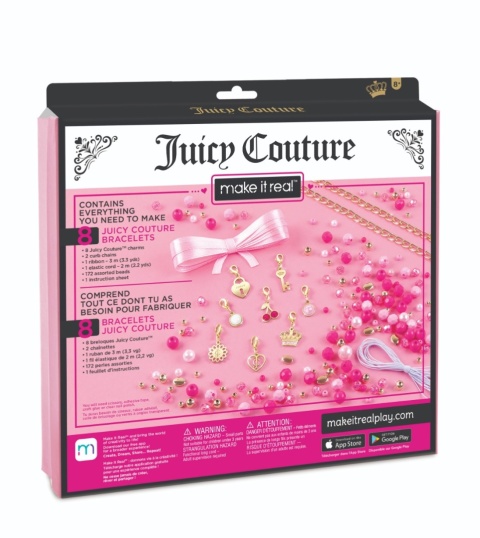 Duży Zestaw do tworzenia bransoletek Juicy Couture Perfectly Pink MAKE IT REAL
