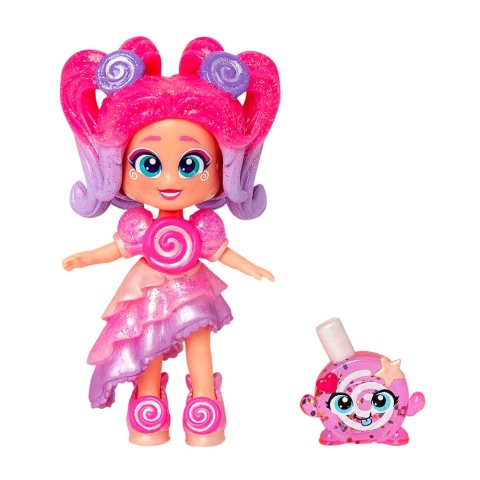 Figurka KOOKYLOOS CANDY LAND Laleczka LOLLIPOP FUN + Zwierzak MAGIC BOX