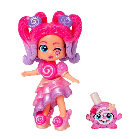 Figurka KOOKYLOOS CANDY LAND Laleczka LOLLIPOP FUN + Zwierzak MAGIC BOX