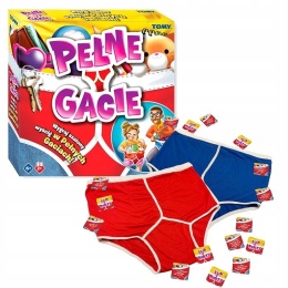 GRA rodzinna zręcznościowa PEŁNE GACIE Szalony Wyścig TOMY