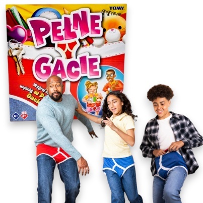 GRA rodzinna zręcznościowa PEŁNE GACIE Szalony Wyścig TOMY