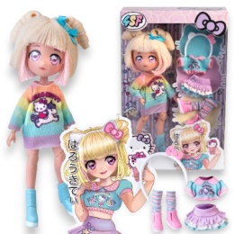 HELLO KITTY Lalka UNICORN JEDNOROŻEC MANGA