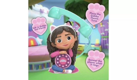 KOCI DOMEK GABI Telefon z muzyką GABBY Zabawka edukacyjna HTI