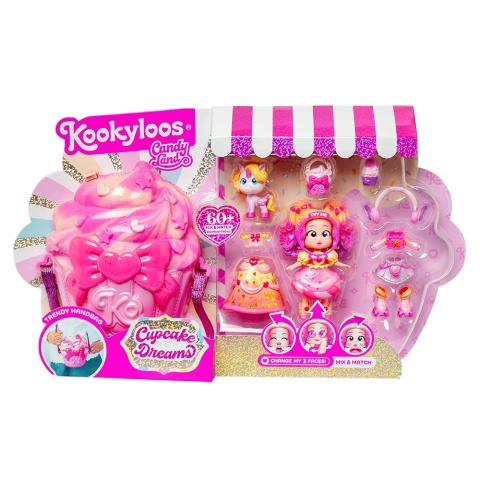 KOOKYLOOS Figurka Zestaw DELUX CUPCAKE DREAMS Laleczka + Zwierzątko MAGIC BOX