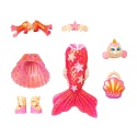 KOOKYLOOS Lalka Syrena Zestaw Syreni SUNSET DREAM Kooky Mermaids MAGIC BOX
