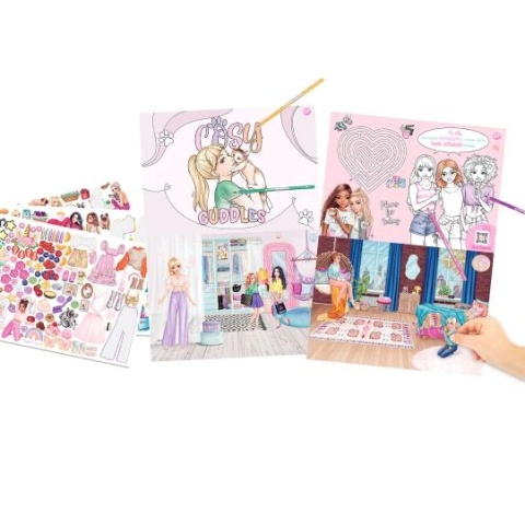 Kolorowanka XXL TOP MODEL Kreatywna Książka z zadaniami DEPESCHE