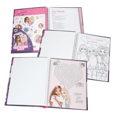 Kolorowanka TOP MODEL MOJA BFF ze światełkiem LED i dźwiękiem DEPESCHE