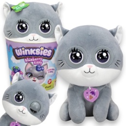 WINKSIES Maskotka JAGODOWY KOTEK Pluszowa Przytulanka Dźwięk