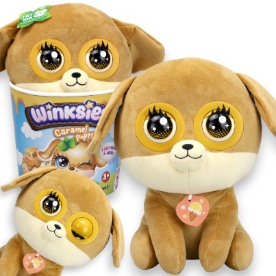 WINKSIES Maskotka KARMELOWY PIESEK Pluszowa Przytulanka Dźwięk