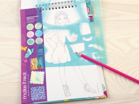 MAKE IT REAL Szkicownik BLOOMING CREATIVITY KWIATOWA KREATYWNOŚĆ